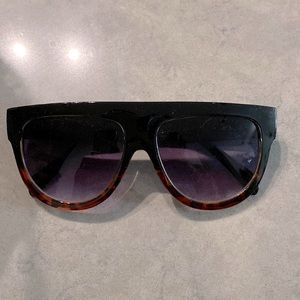 Oversized gradient sunglasses